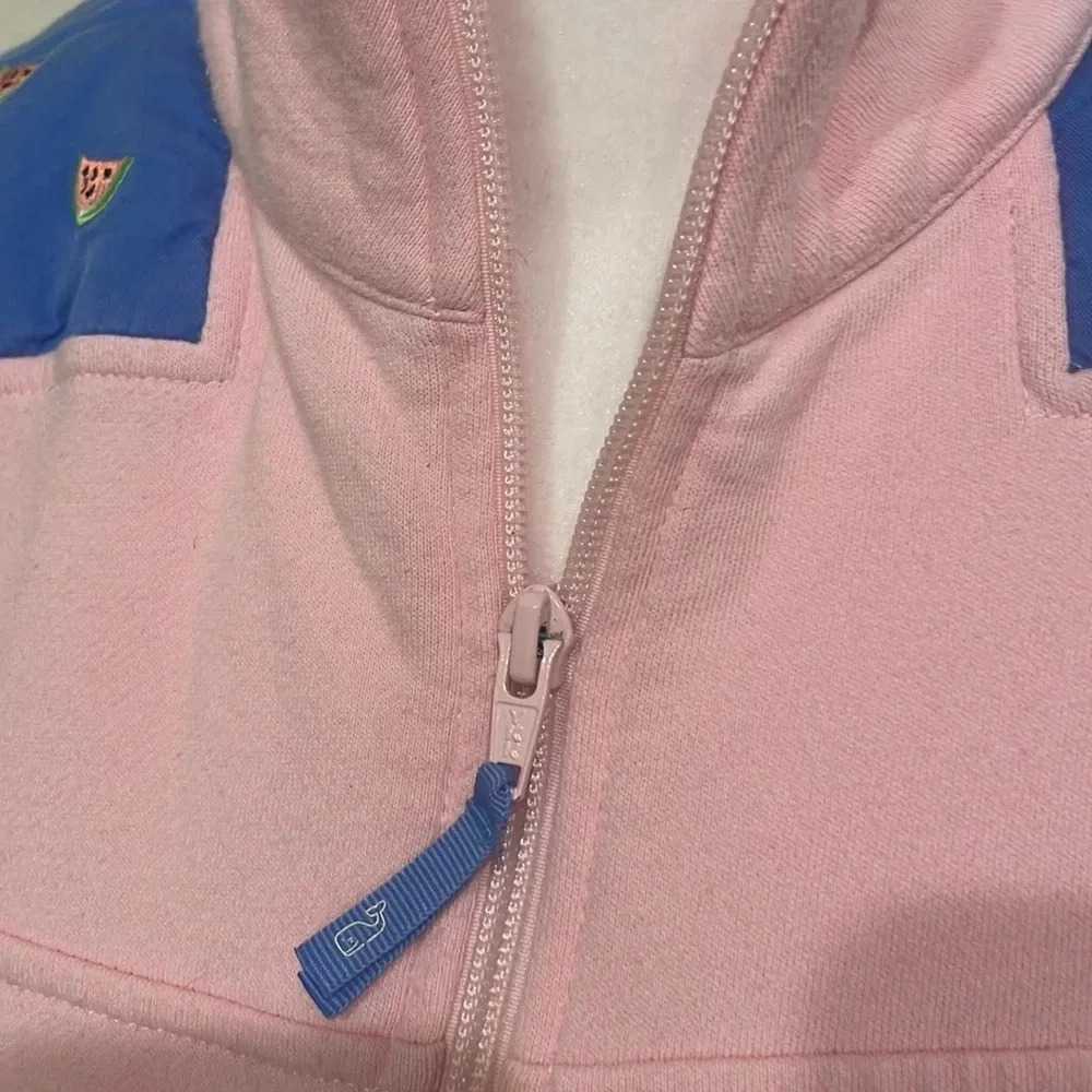 Vineyard vines light pink watermelon quarter zip - Picture 4 of 15